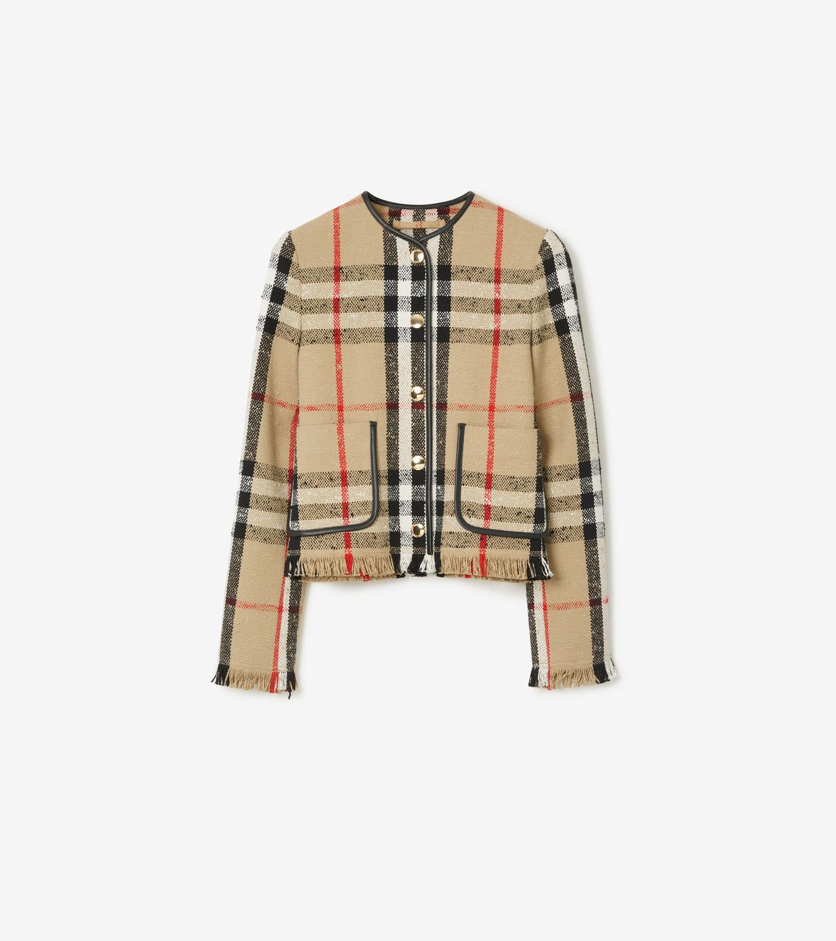 W JACKETS TAIL ARCHIVE BEIGE IP CHK