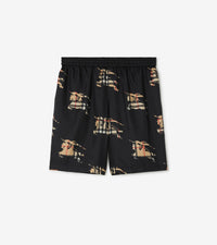 M CASUAL SHORTS ARCHIVE IP PAT BEIGE