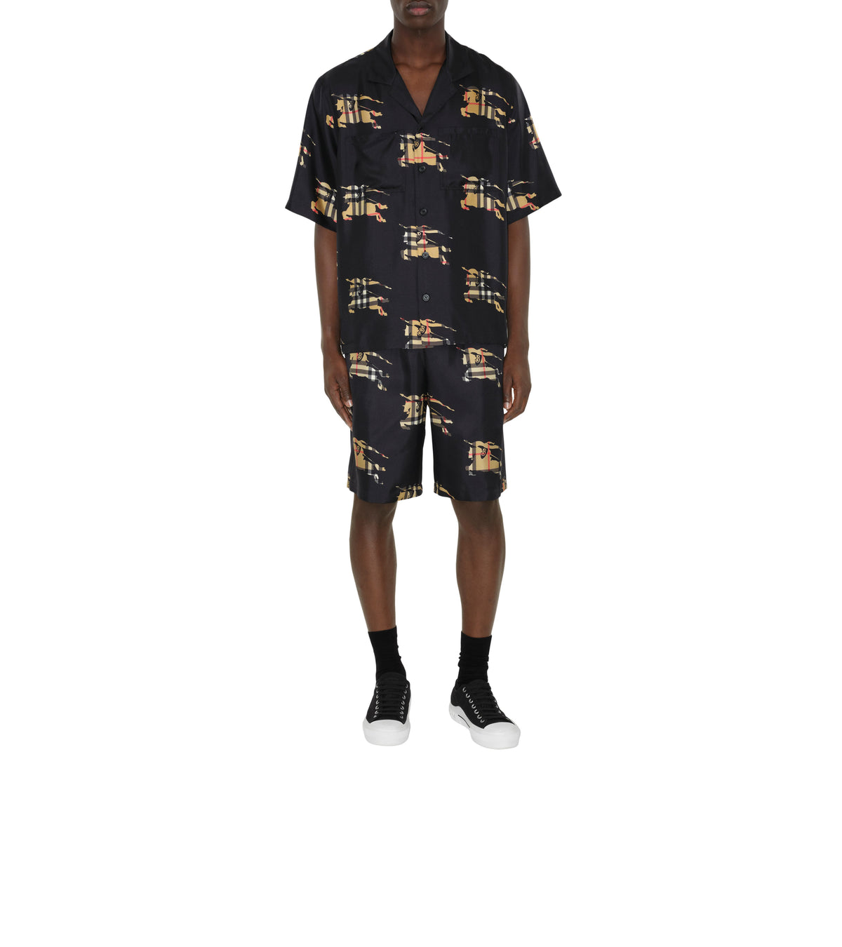 M CASUAL SHORTS ARCHIVE IP PAT BEIGE