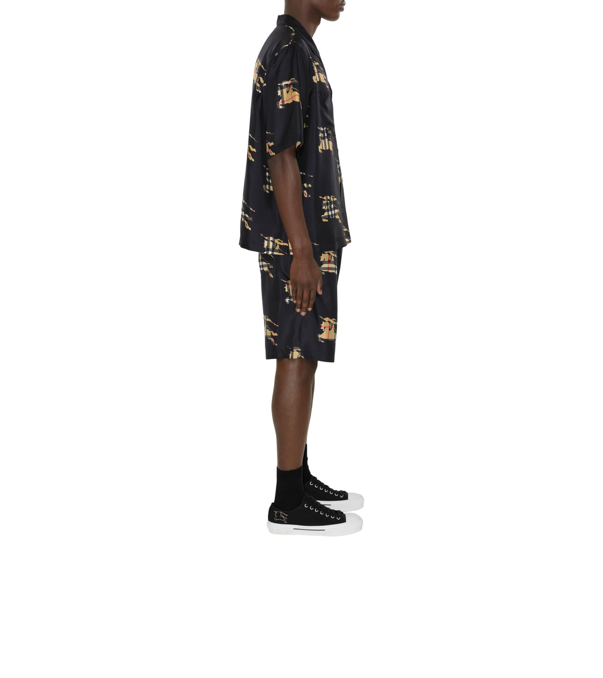 M CASUAL SHORTS ARCHIVE IP PAT BEIGE