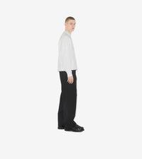 M JWEAR L/S CRW BLANC