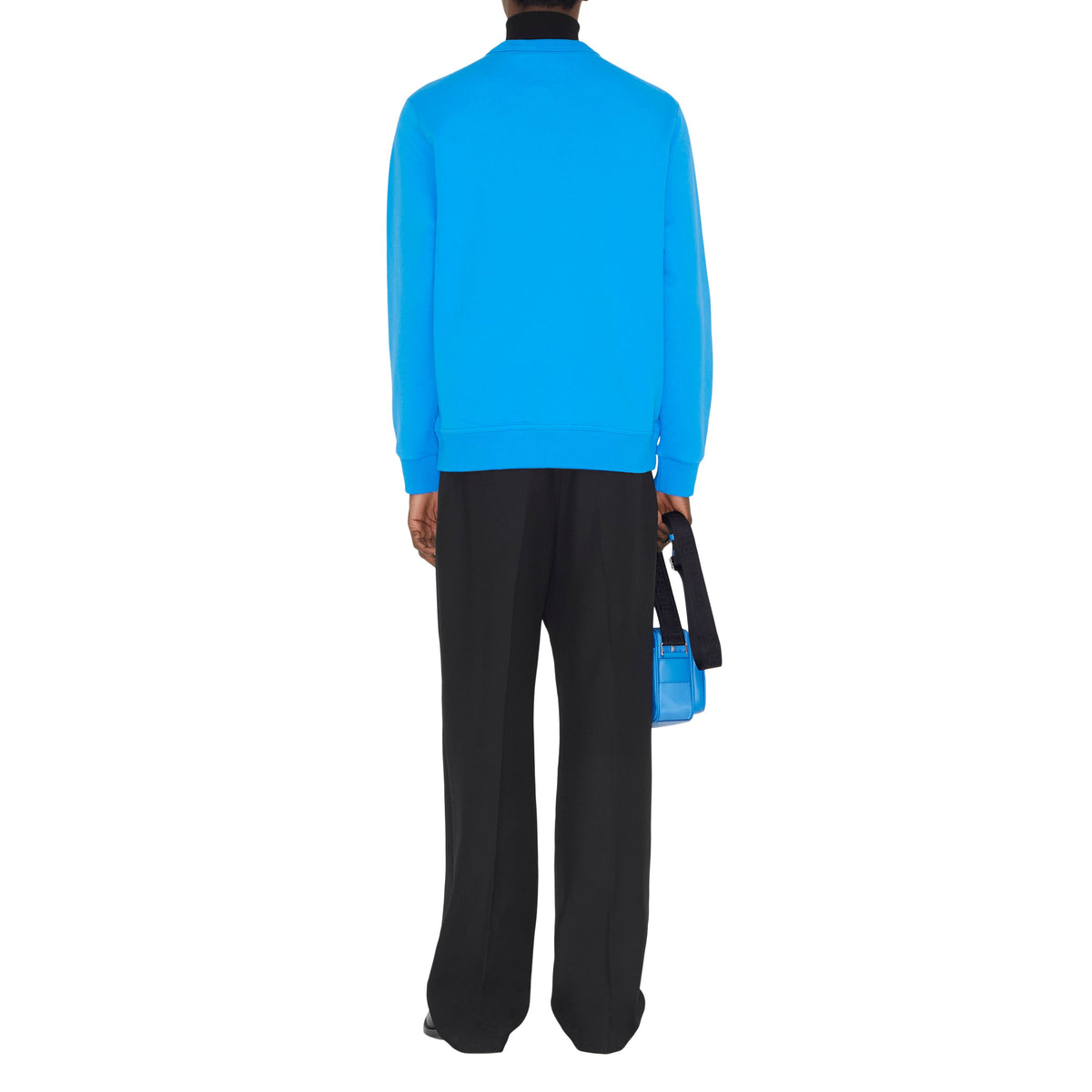 M JWEAR L/S CRW BLEU CÉRULÉEN BRILLANT