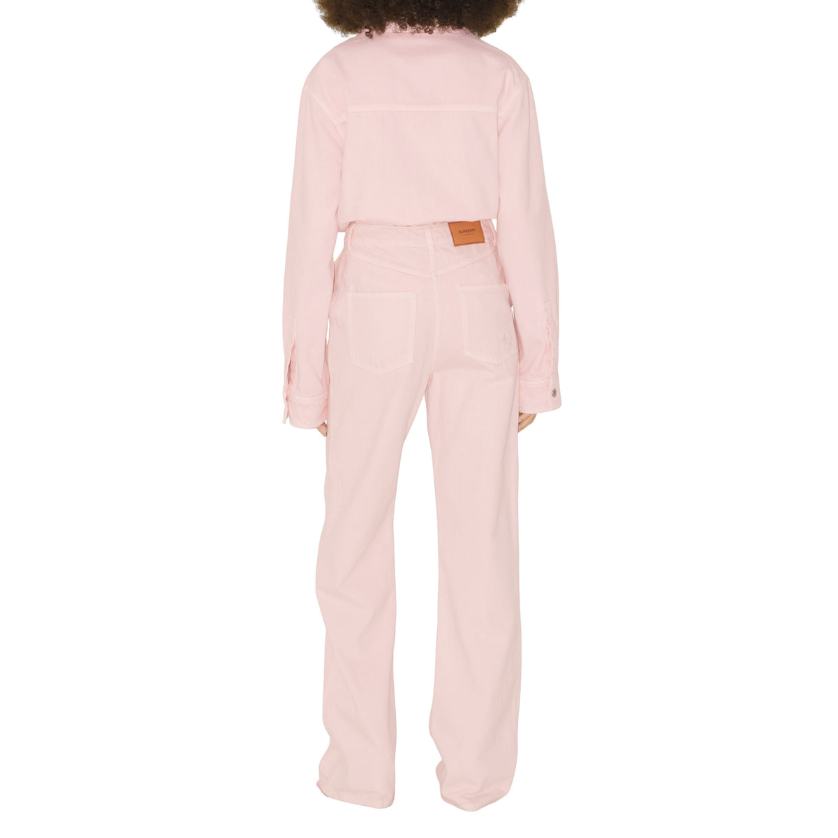 W DENIM BOYFRIEND ROSE PÂLE