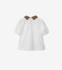 KID GIRL POLO SHIRTS BLANC