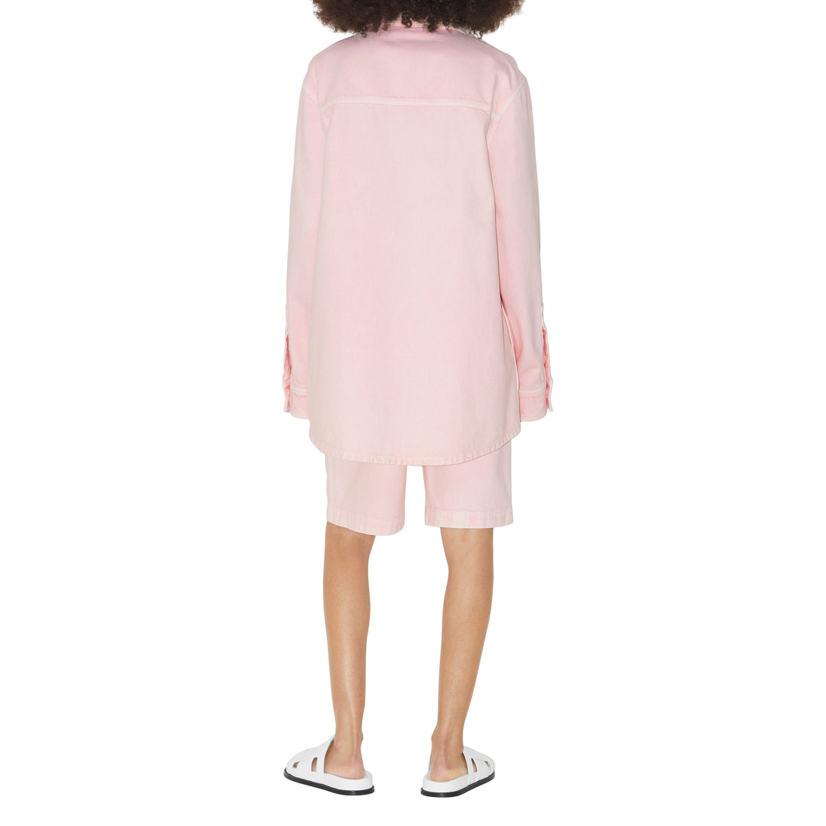 W DENIM BOYFRIEND ROSE PÂLE