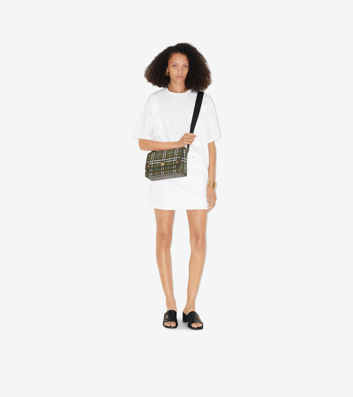 W CROSSBODY BAG OLIVE VERTE