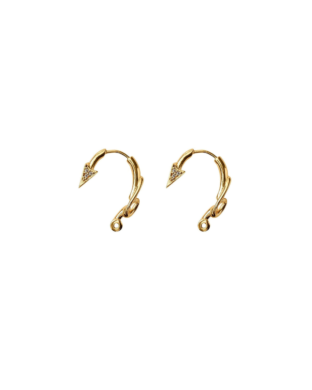 W EARRINGS OR/CLAIR