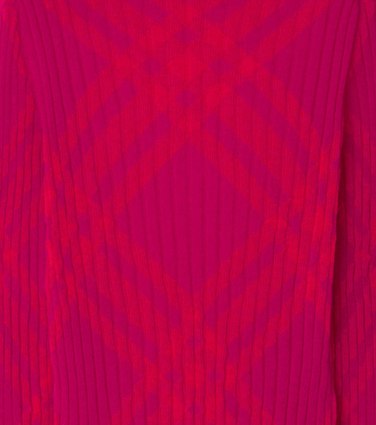 W KNIT T NECK RIPPLE IP CHECK