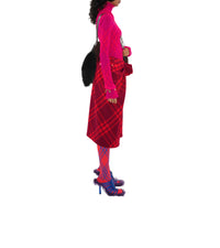 W SKIRTS CASUAL RIPPLE IP CHECK
