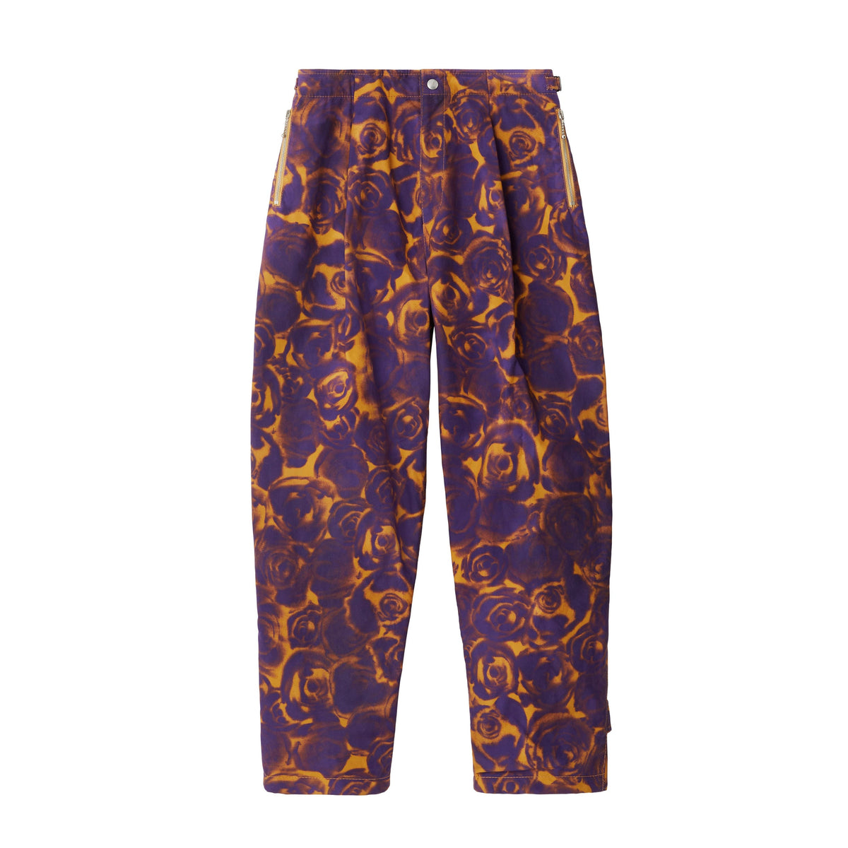 W CASUAL TROUSERS MOTIF IP POIRE