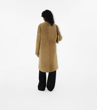 W S BREASTED COAT MOUSSE