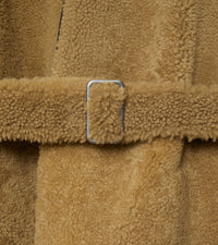 W S BREASTED COAT MOUSSE