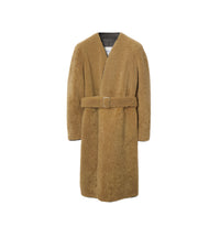 W S BREASTED COAT MOUSSE