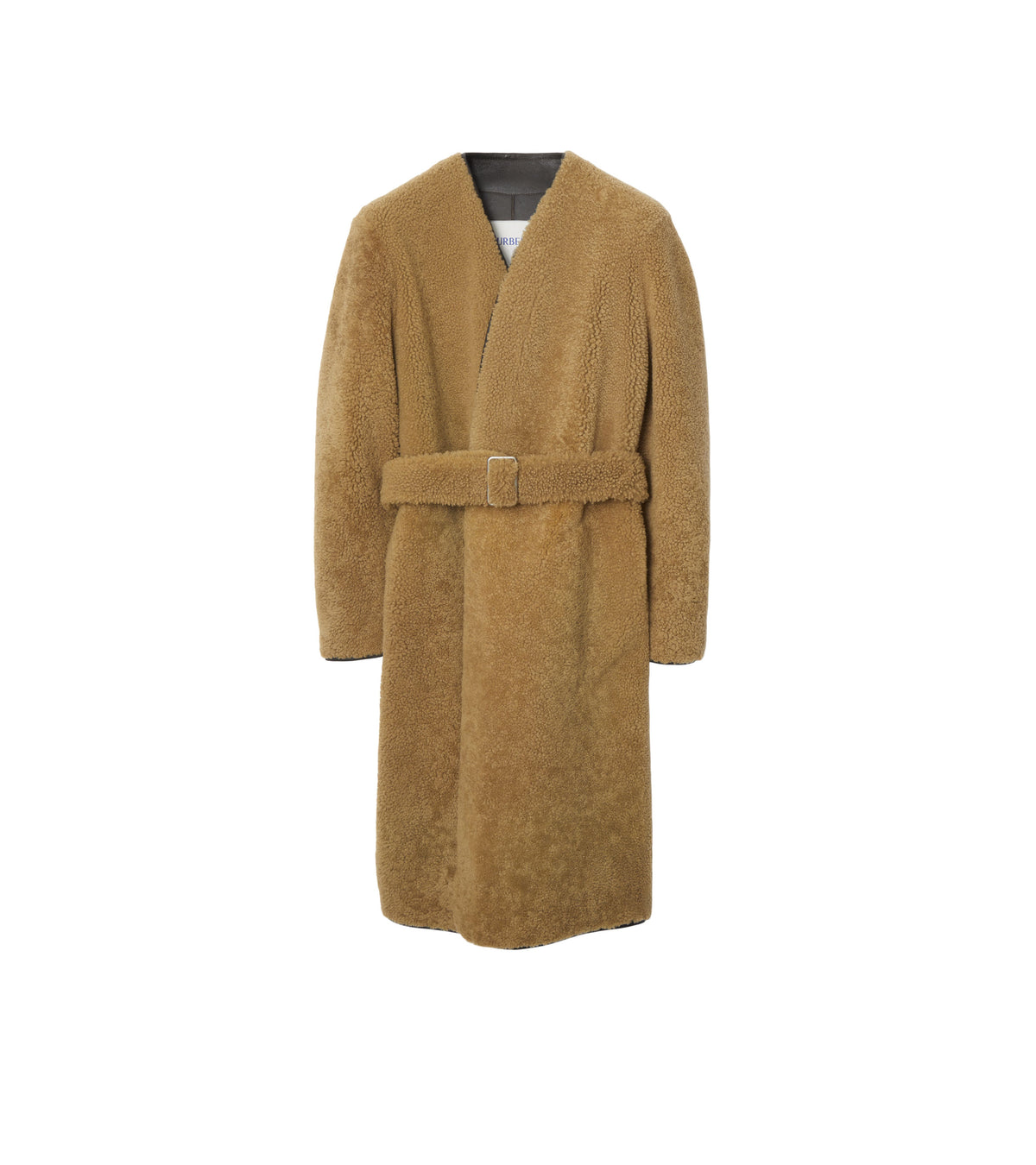 W S BREASTED COAT MOUSSE