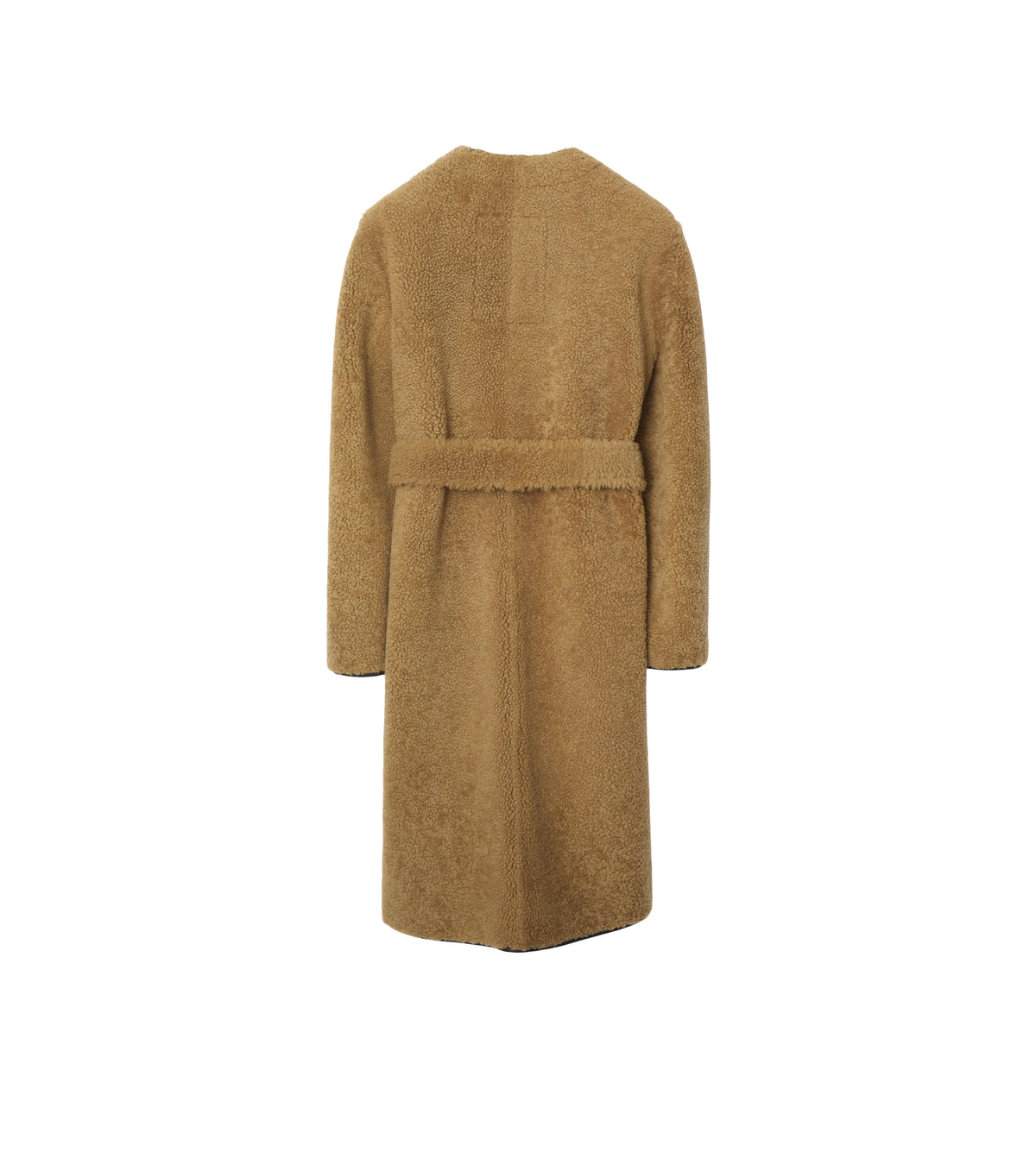 W S BREASTED COAT MOUSSE