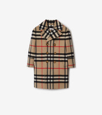 KID BOY COATS ARCHIVE BEIGE IP CHK