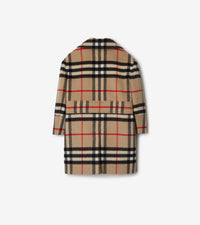 KID BOY COATS ARCHIVE BEIGE IP CHK