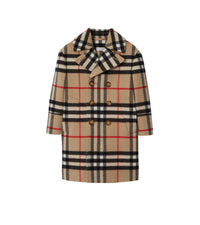 KID BOY COATS ARCHIVE BEIGE IP CHK