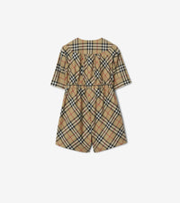 KID GIRL OVERALLS ARCHIVE BEIGE IP CHK