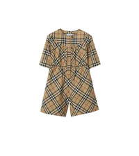 KID GIRL OVERALLS ARCHIVE BEIGE IP CHK