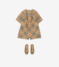 INF GIRL OVERALLS ARCHIVE BEIGE IP CHK