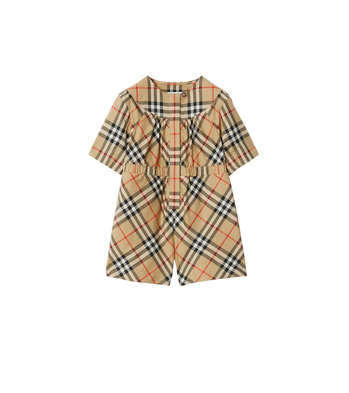 INF GIRL OVERALLS ARCHIVE BEIGE IP CHK