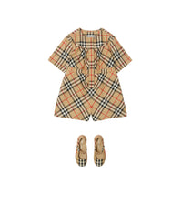 INF GIRL OVERALLS ARCHIVE BEIGE IP CHK