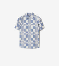 KID BOY WOVEN TOPS PAT IP BLEU PÂLE