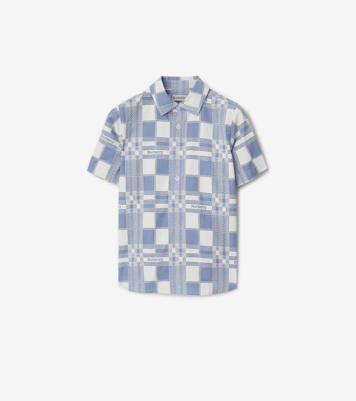 KID BOY WOVEN TOPS PAT IP BLEU PÂLE