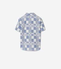 KID BOY WOVEN TOPS PAT IP BLEU PÂLE