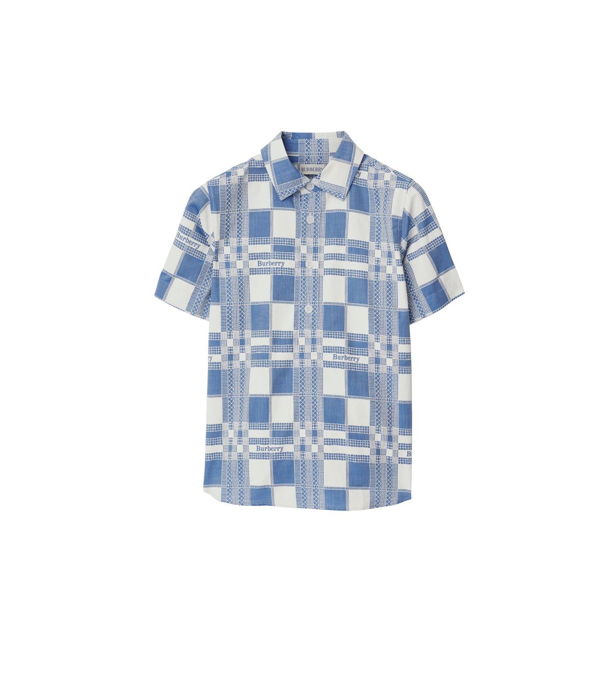 KID BOY WOVEN TOPS PAT IP BLEU PÂLE
