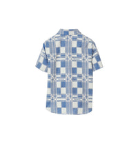 KID BOY WOVEN TOPS PAT IP BLEU PÂLE