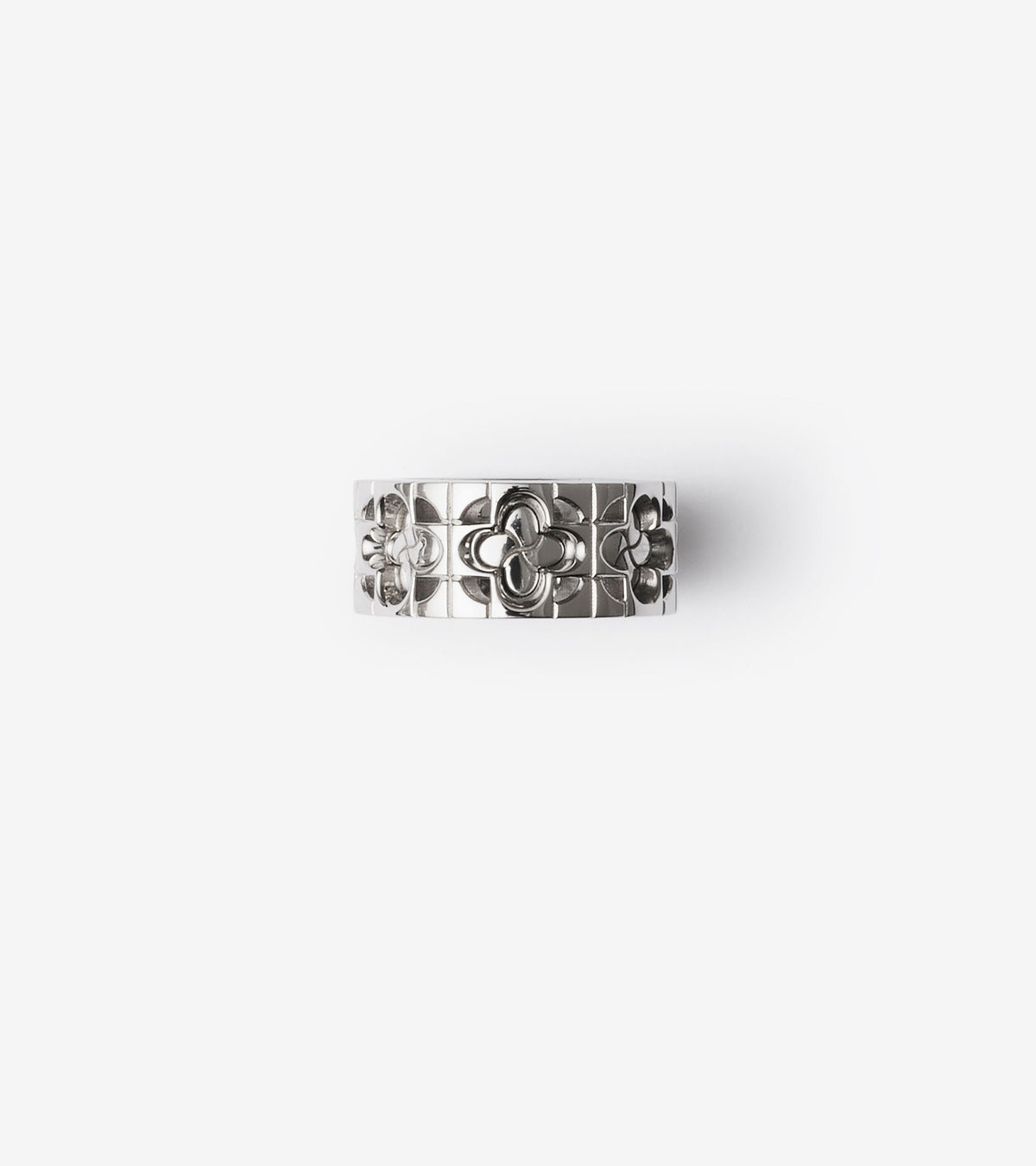 W RING ARGENT