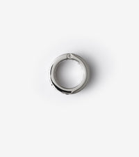 W RING ARGENT