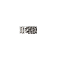 W RING ARGENT