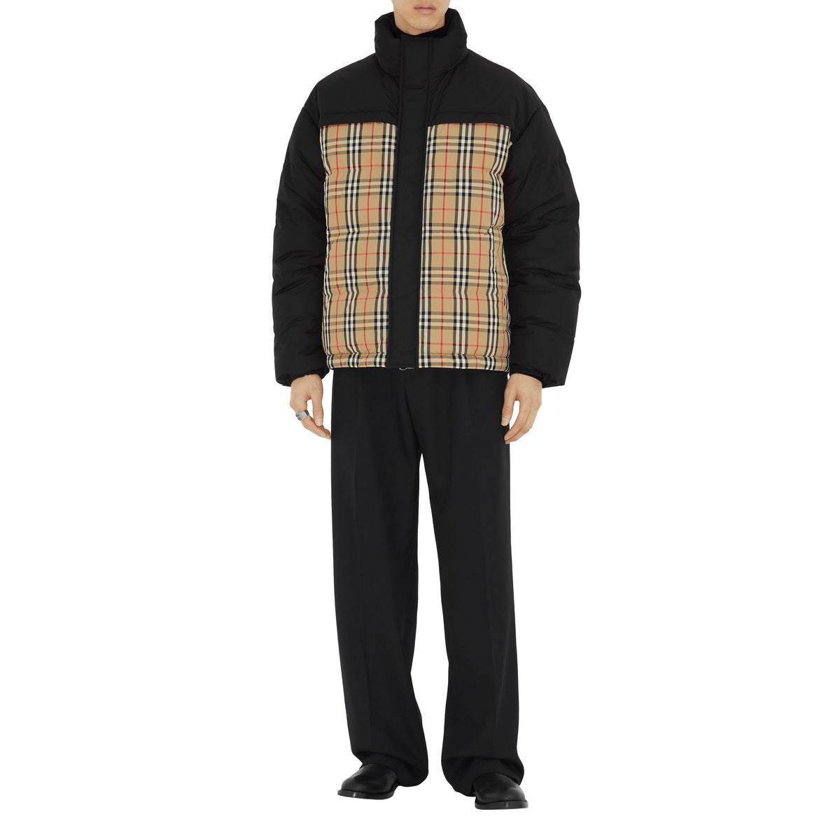 M DOWN JACKETS ARCHIVE BEIGE IP CHK
