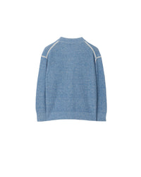 KID BOY CARDIGANS BLUE CLAIR MÉLANGE