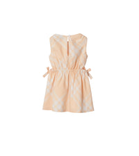 INF GIRL DRESSES PASTEL PEACH IP CHK