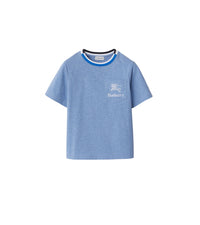 KID BOY T-SHIRTS BLUE CLAIR MÉLANGE