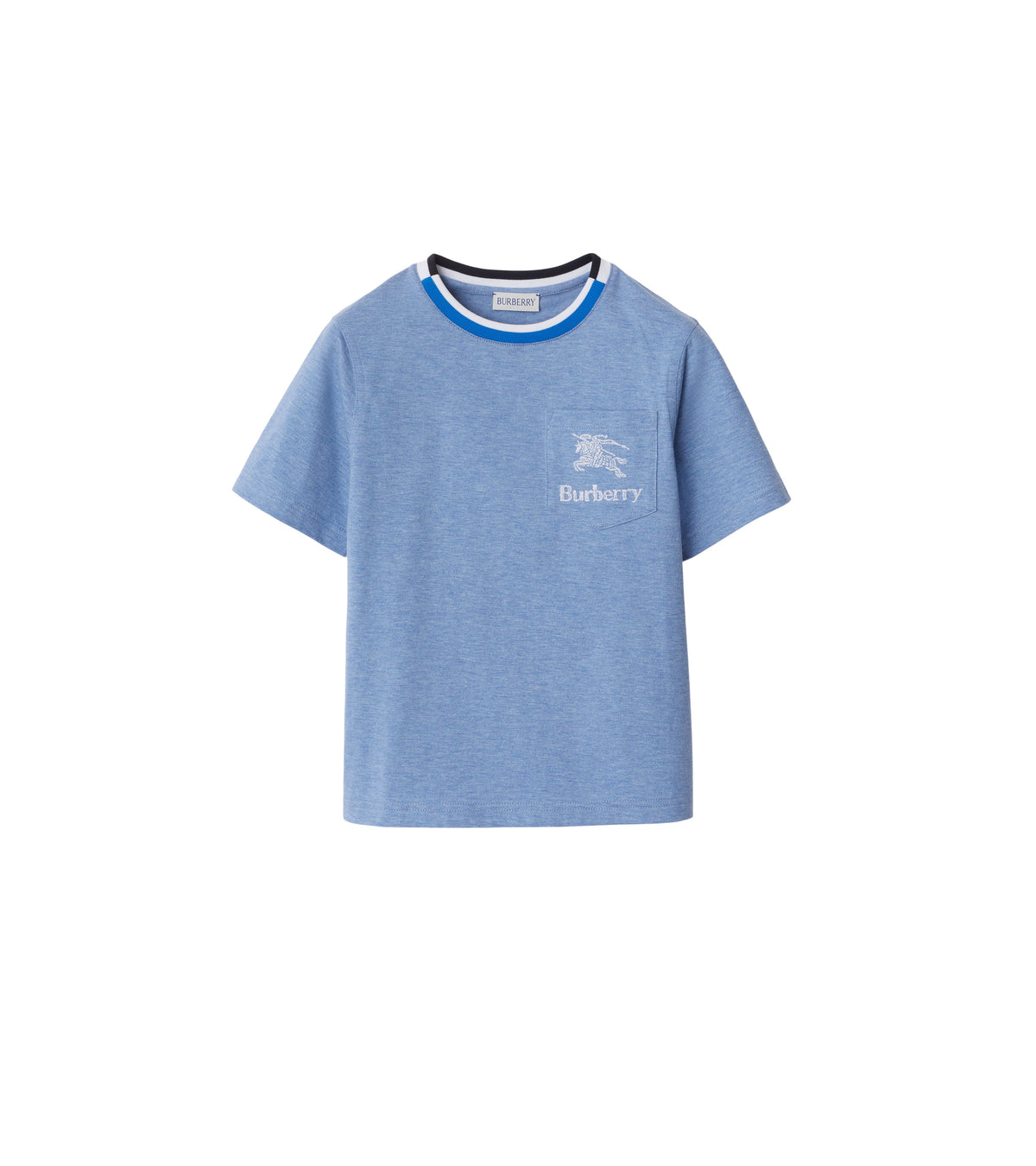 KID BOY T-SHIRTS BLUE CLAIR MÉLANGE