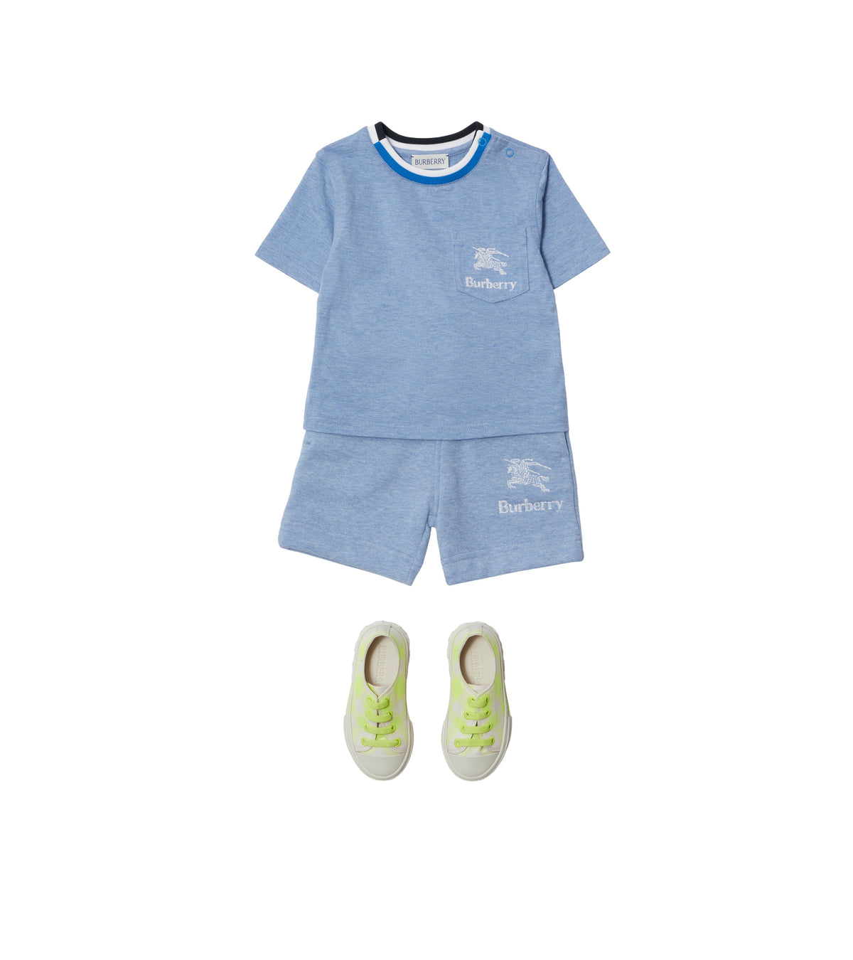 INF BOY T-SHIRTS BLUE CLAIR MÉLANGE