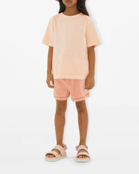 KID GIRL T-SHIRTS PASTEL PEACH US