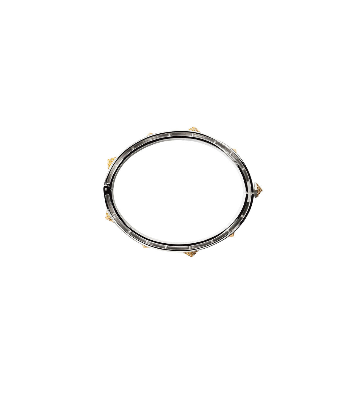 W BRACELET ARGENT/OR/CLAIR
