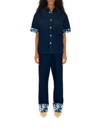 W SHIRTS BLEU INDIGO
