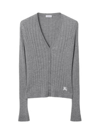 W KNIT CARDIGAN GRIS CLAIR MÉLANGE