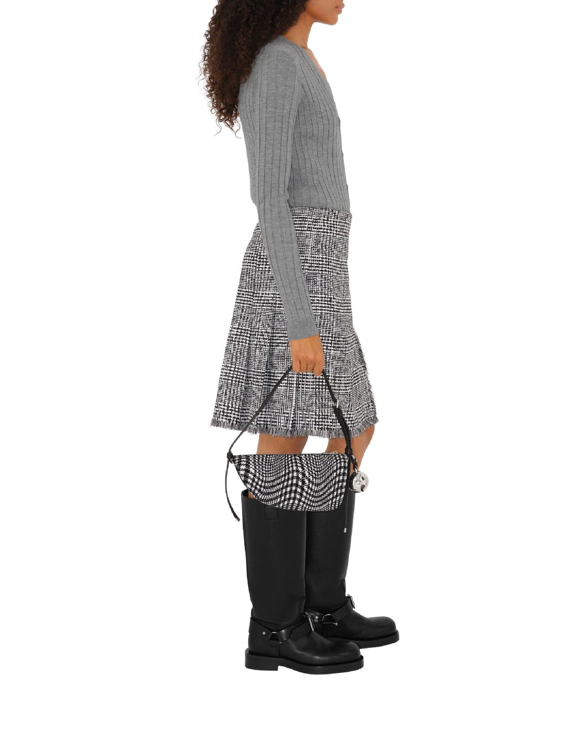W KNIT TANK GRIS CLAIR MÉLANGE