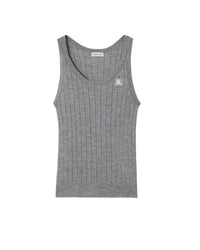 W KNIT TANK GRIS CLAIR MÉLANGE