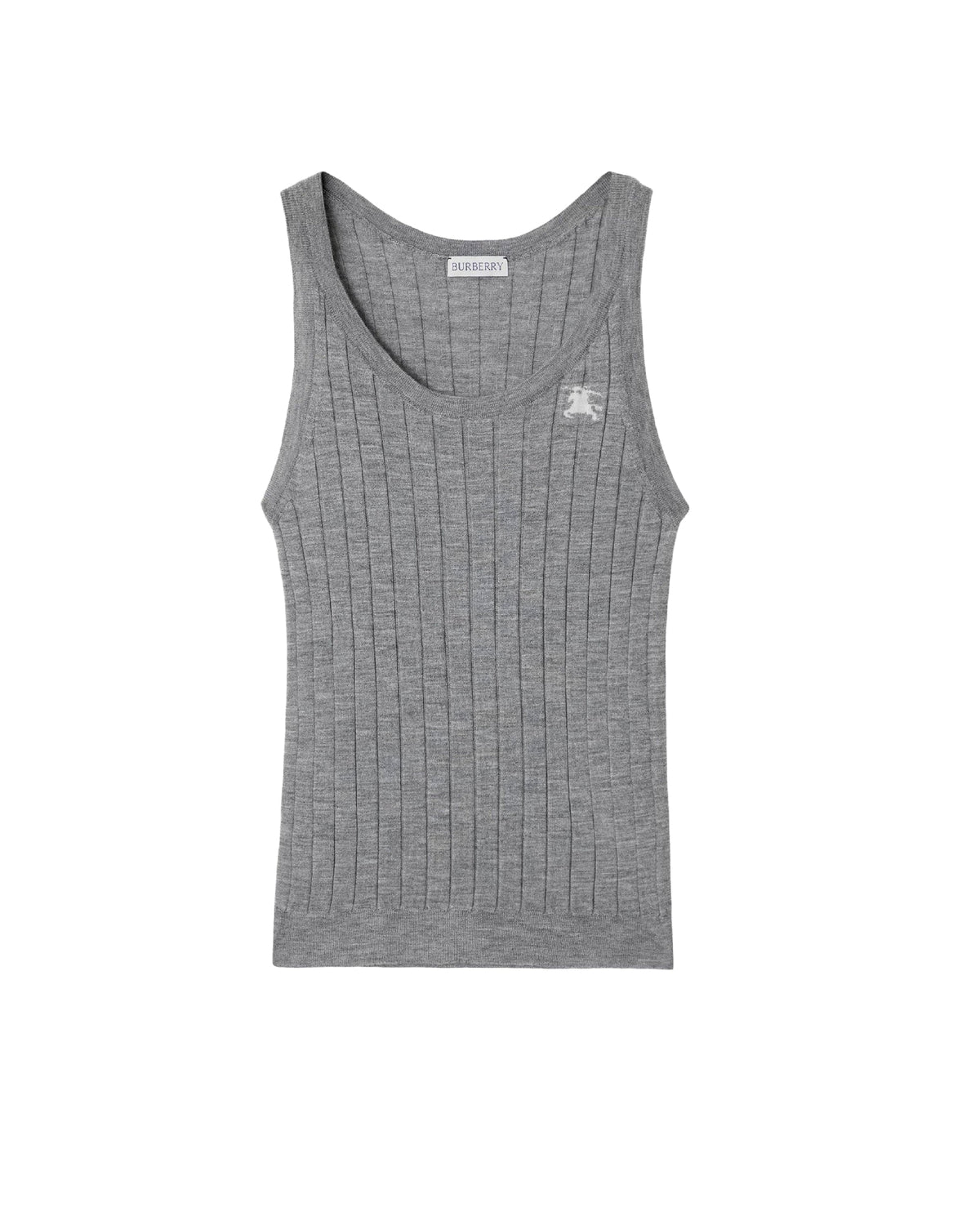 W KNIT TANK GRIS CLAIR MÉLANGE