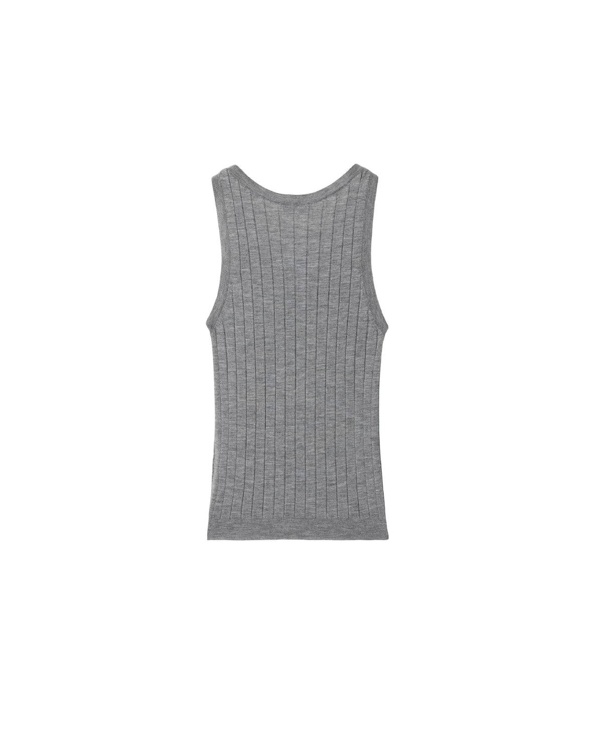 W KNIT TANK GRIS CLAIR MÉLANGE
