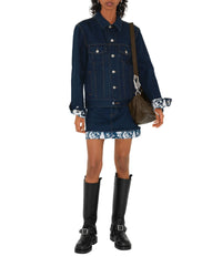 W SKIRTS CASUAL BLEU INDIGO